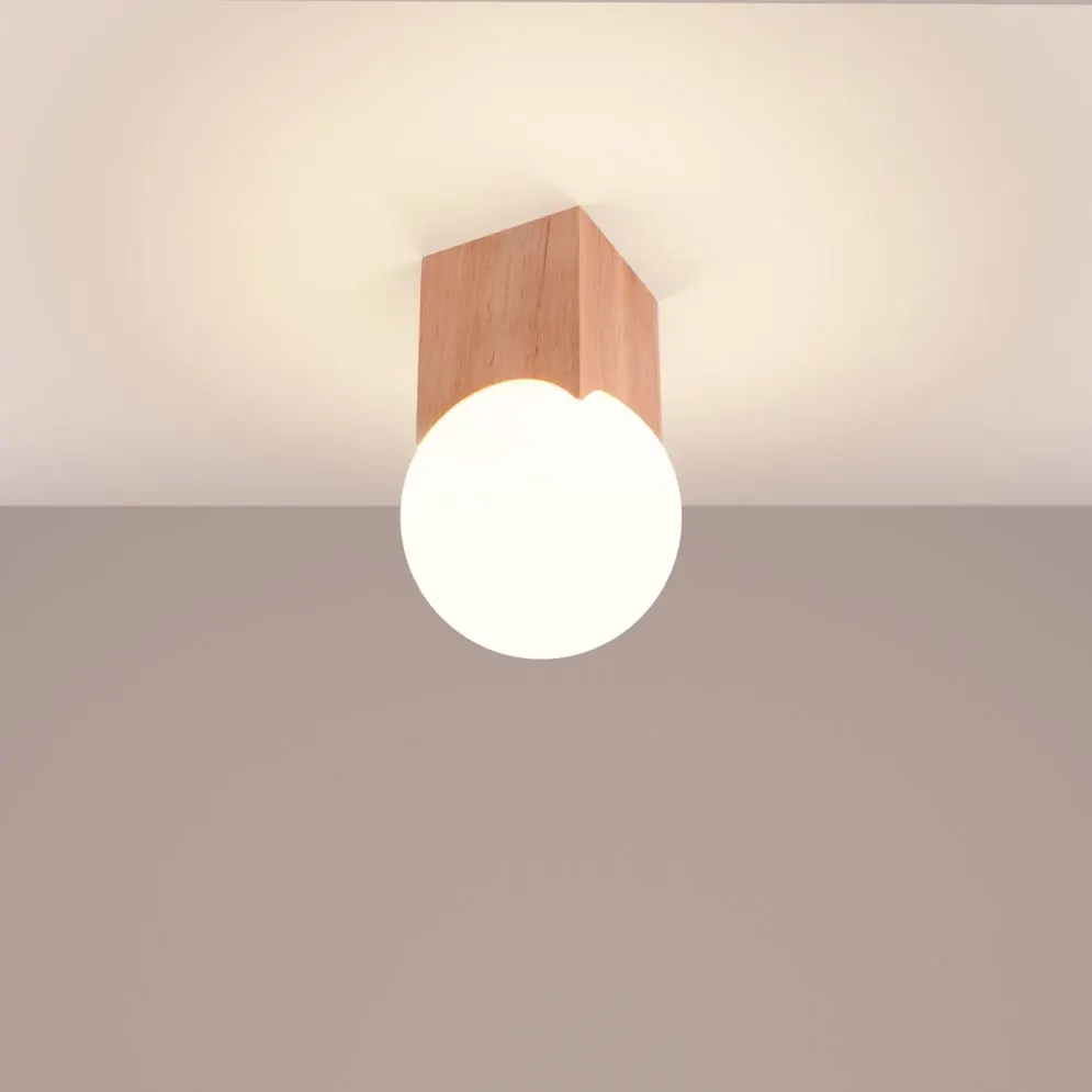 Plafon SOLIS naturalne drewno | sklep MIRAT  kolekcja solis