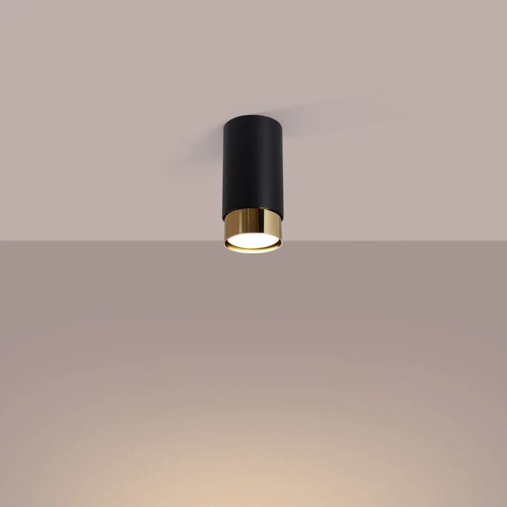 Plafon NERO 12,5 czarny/złoty | sklep MIRAT kolekcja nero