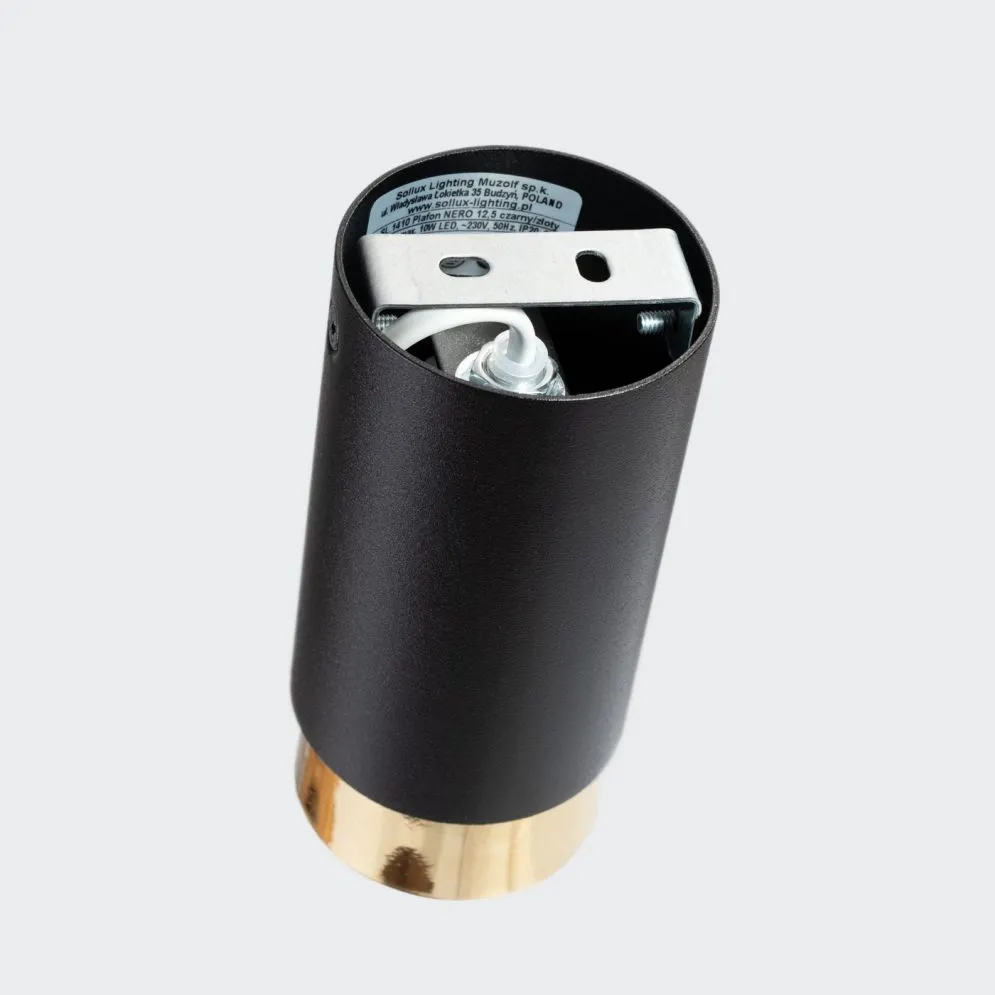 Plafon NERO 12,5 czarny/złoty | sklep MIRAT kolekcja nero