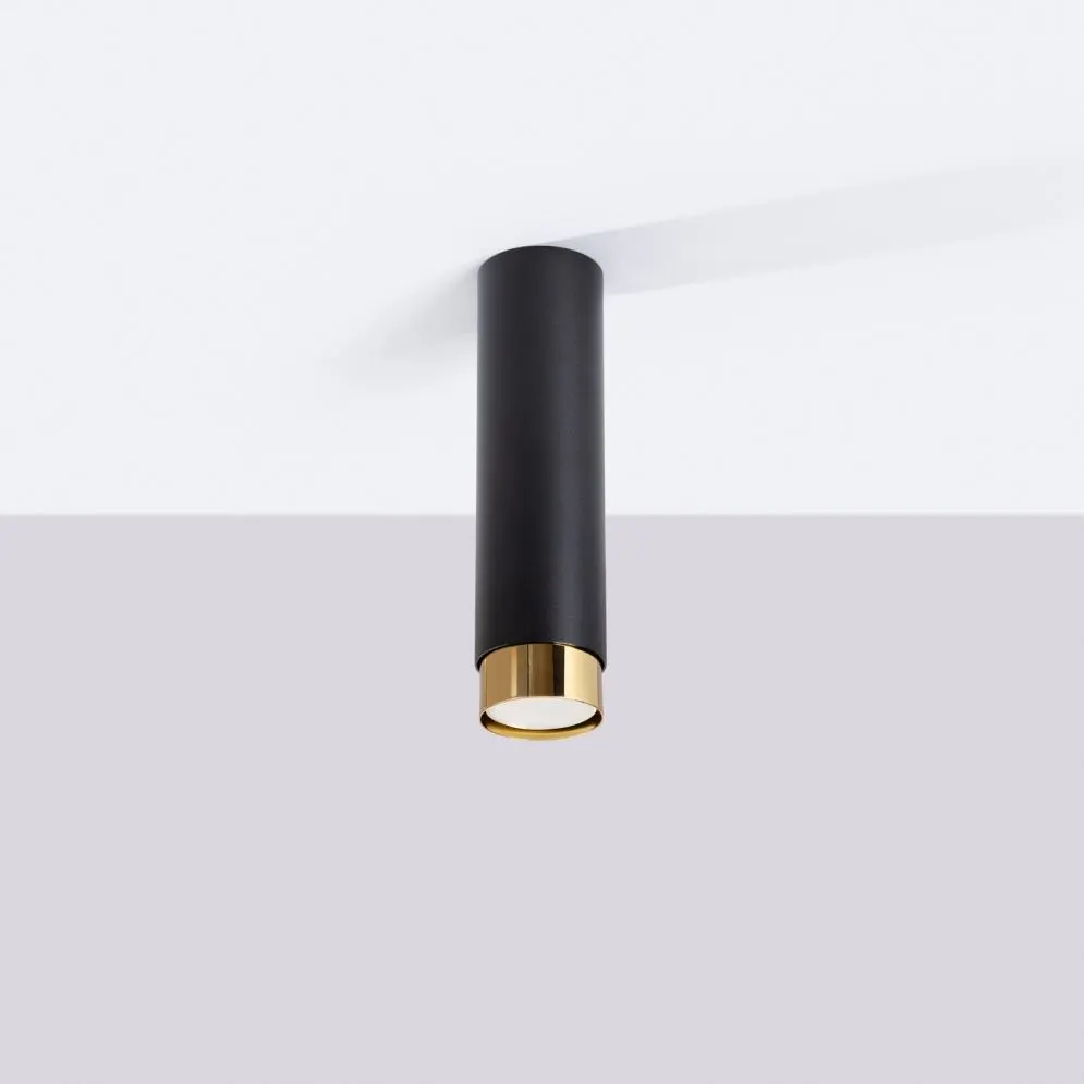 Plafon NERO 22,5 czarny/złoty | sklep MIRAT kolekcja nero