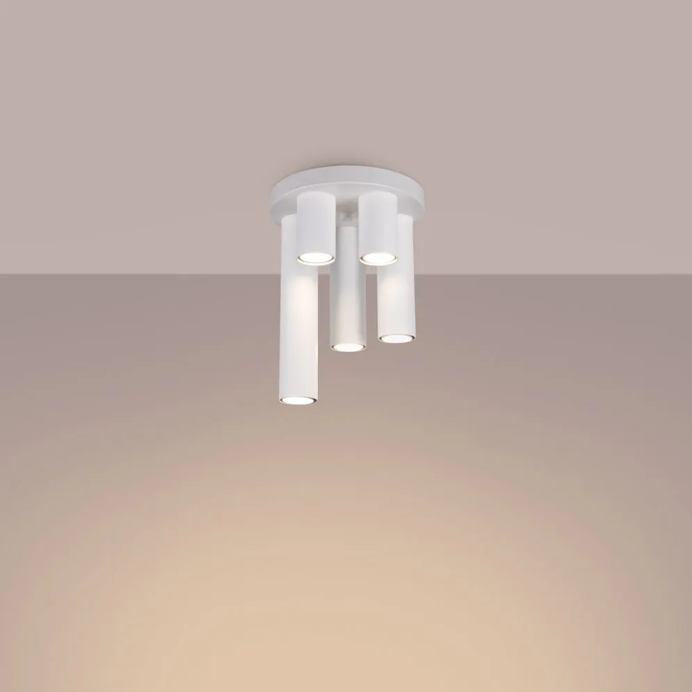 Plafon LAGOS 5P biały | sklep MIRAT kolekcja lagos