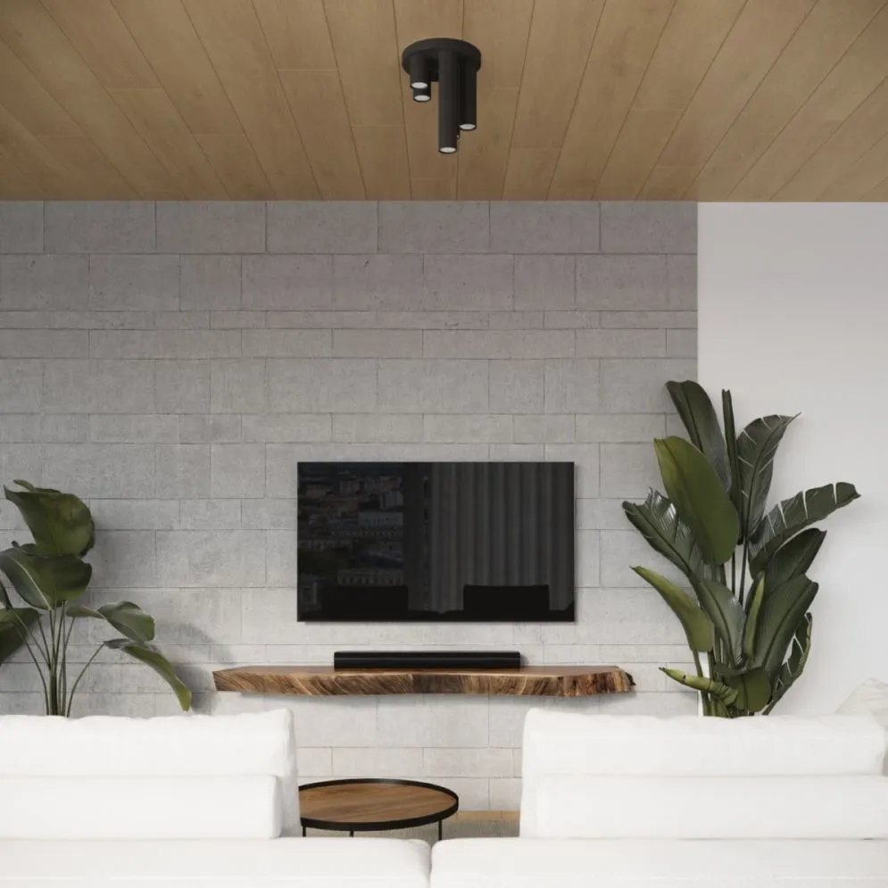 Plafon LAGOS 3P czarny | sklep MIRAT  kolekcja lagos