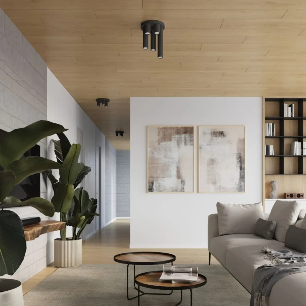 Plafon LAGOS 5P czarny | sklep MIRAT kolekcja lagos