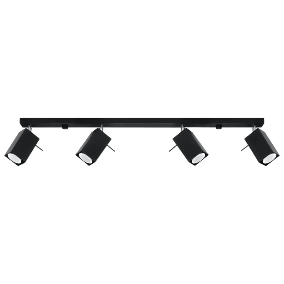 Plafon MERIDA 4L czarny | sklep MIRAT  kolekcja merida