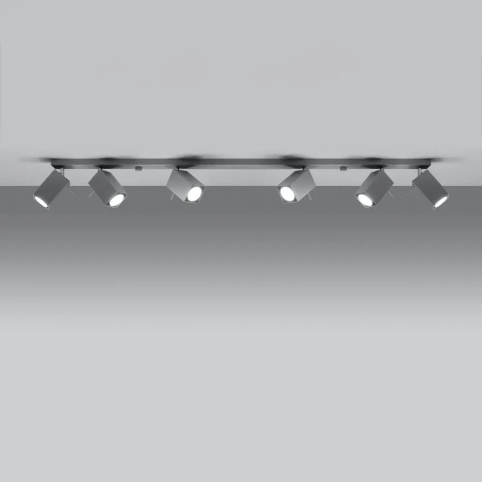 Plafon MERIDA 6L szary | sklep MIRAT kolekcja merida