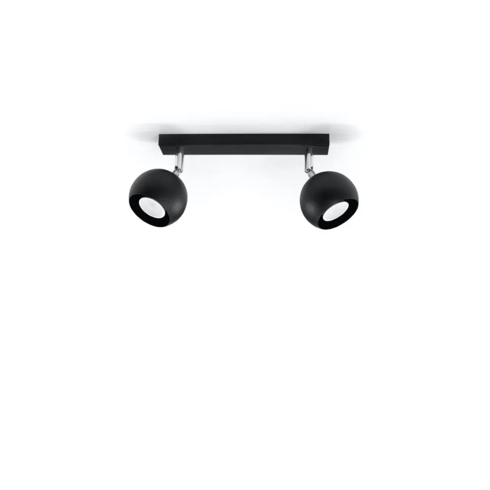 Plafon OCULARE 2 czarny | sklep MIRAT  kolekcja oculare