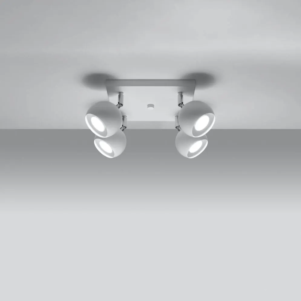 Plafon OCULARE 4 biały | sklep MIRAT  kolekcja oculare