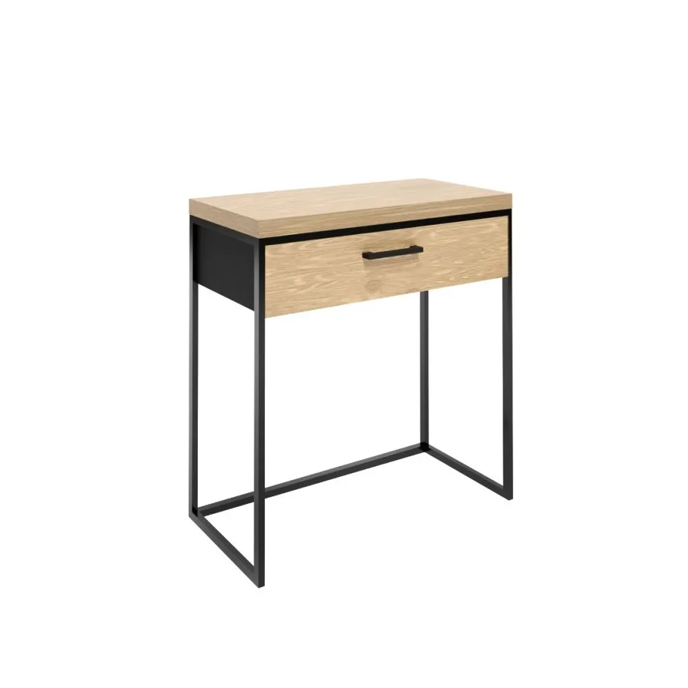 Szafka pod umywalkę nablatową ARIEN 60x43 cm czarny/dąb stojąca I sklep meblowy MIRAT. styl LOFT