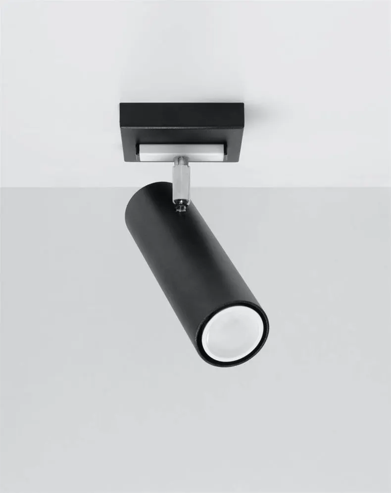 Plafon DIREZIONE 1 czarny | sklep MIRAT kolekcja direzione