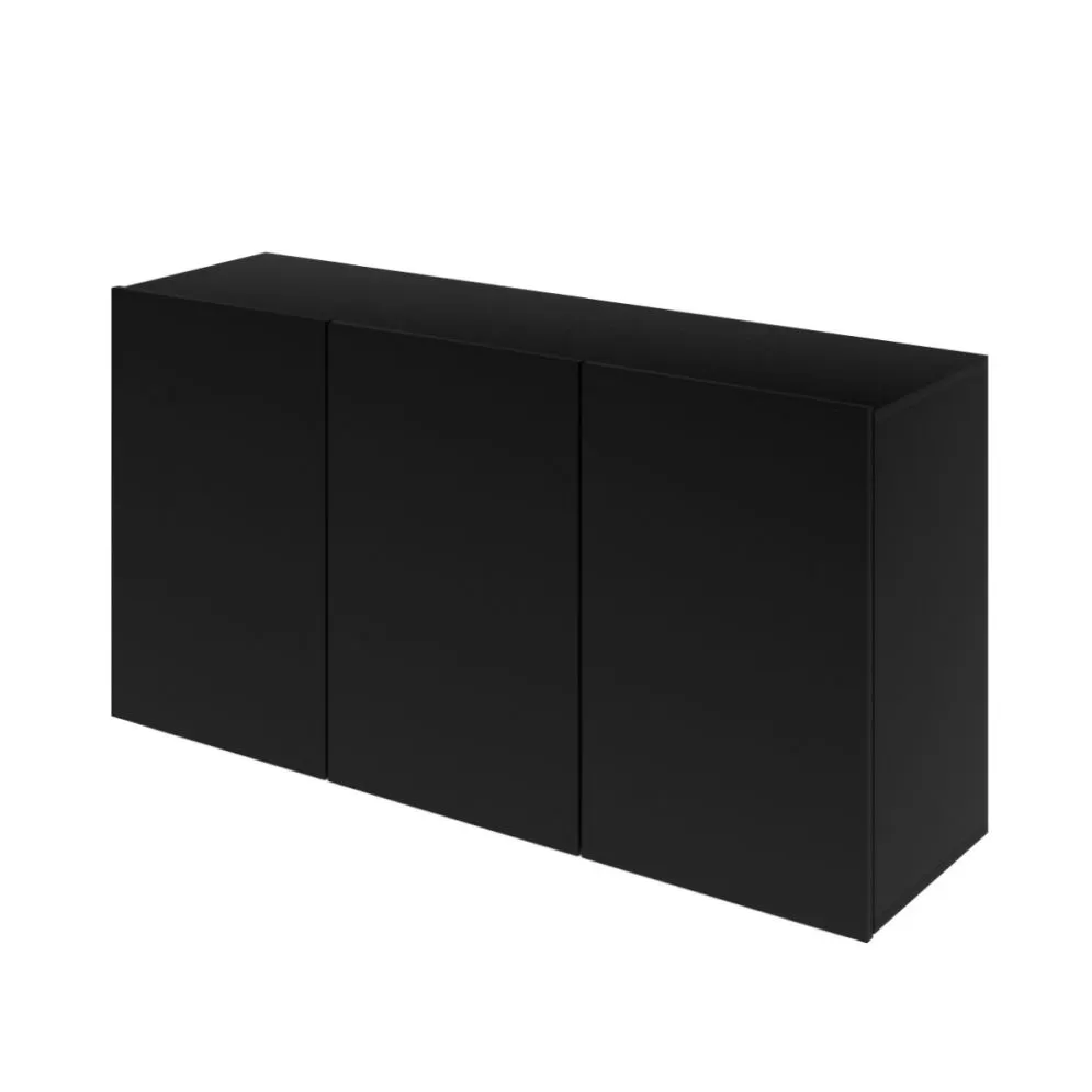 Komoda GABI 160cm czarna wisząca trzydrzwiowa I sklep meblowy MIRAT.  kolekcja GABI