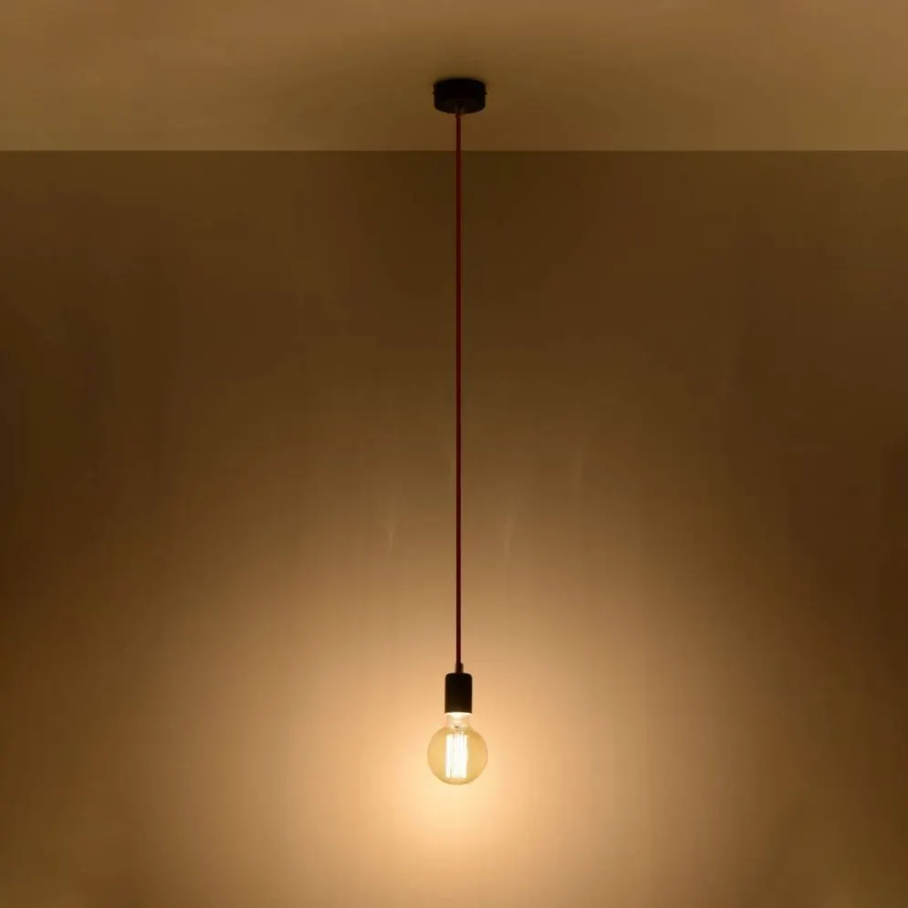 Lampa wisząca EDISON czarna | sklep MIRAT kolekcja edison