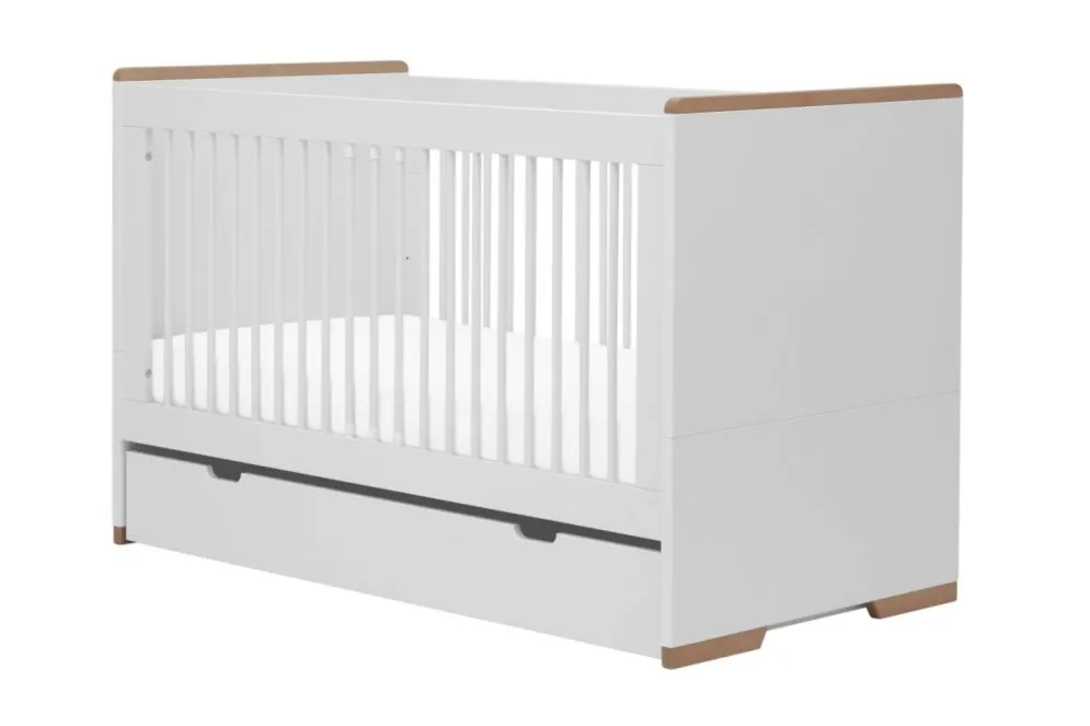 Łóżeczko tapczanik SNAP 140x70 transformowane PINIO | MIRAT. styl SKANDYNAWSKI kolekcja SNAP