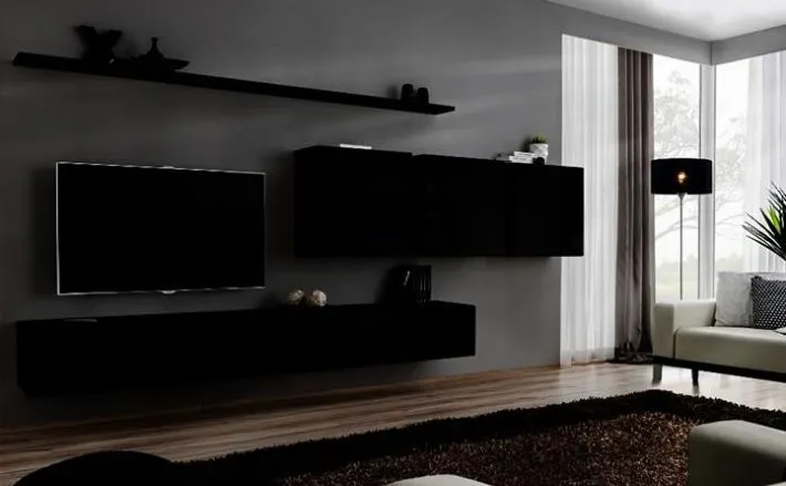 Meblościanka SWITCH VII na wysoki połysk nowoczesna | MIRAT. w stylu  kolekcja SWITCH