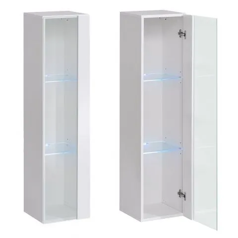 Biała witryna wisząca do salonu SWITCH WW2