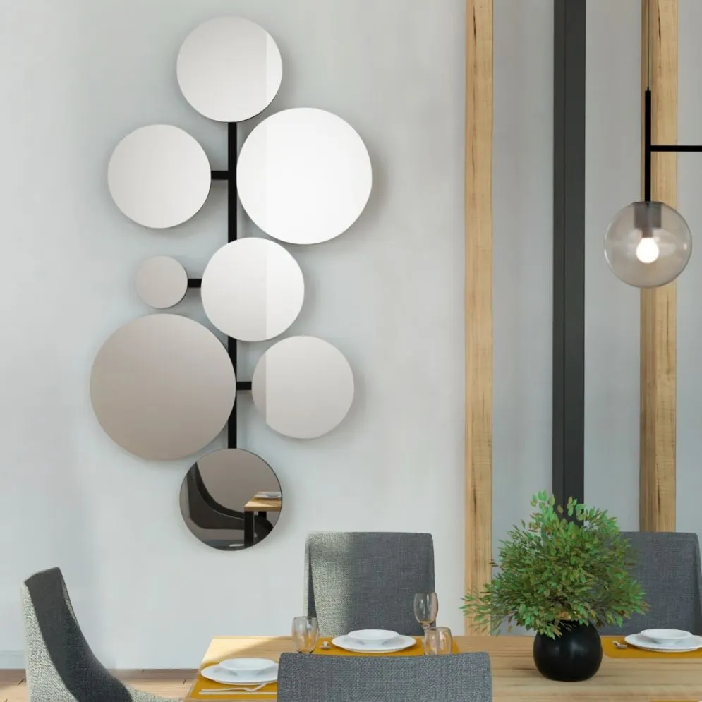 Lustro dekoracyjne COMPOSE 110x60 wiszące | MIRAT. w stylu kolekcja