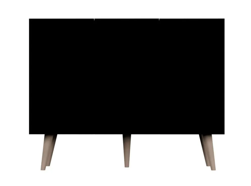 Komoda TORONTO czarna I sklep meblowy MIRAT. styl SKANDYNAWSKI kolekcja TORONTO