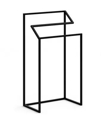 Wieszak na ręczniki LM-01 czarny do łazienki | MIRAT. styl LOFT