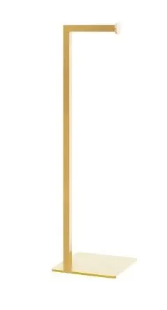 Stojak na papier NITIN złoty metalowy łazienkowy | MIRAT. w stylu LOFT kolekcja