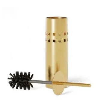 Stalowa szczotka do WC SC-01 złota stojąca | MIRAT. w stylu  kolekcja