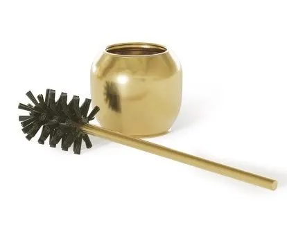 Szczotka do WC SC-02 złota metalowa stojąca | MIRAT. w stylu  kolekcja