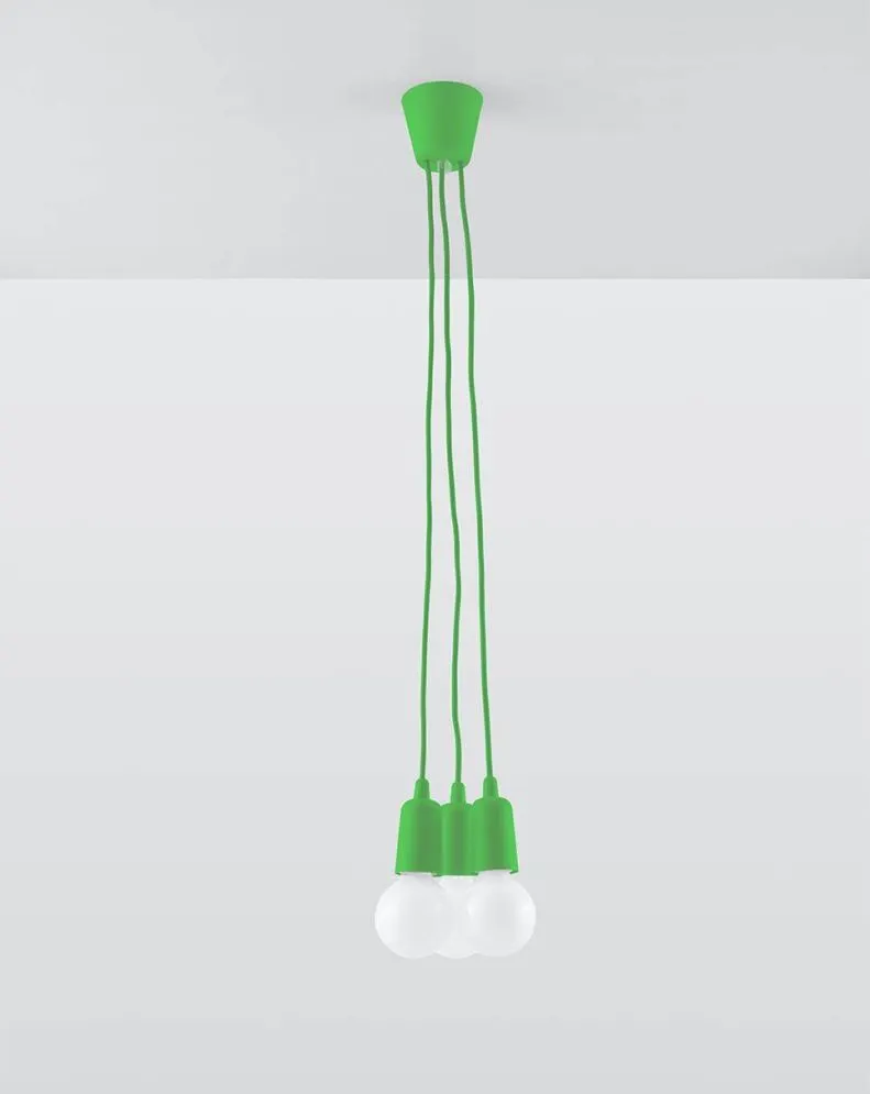 Lampa wisząca DIEGO 3 zielony | sklep MIRAT  kolekcja diego
