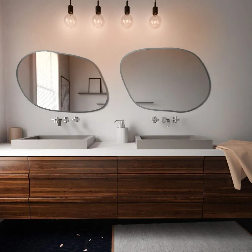 Lustro łazienkowe RUBINO CLOUD IV 60 o nieregularnym kształcie | MIRAT. w stylu  kolekcja RUBINO