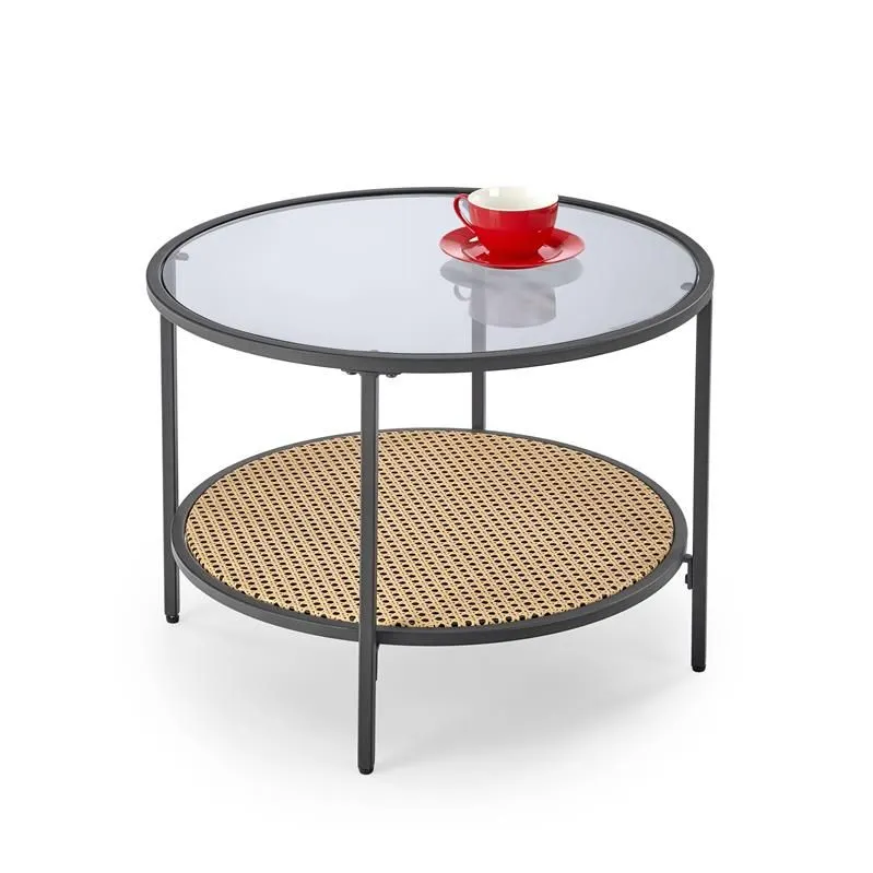 Stolik kawowy DAKOTA 80x80 dymiona/naturalna I sklep meblowy MIRAT. styl LOFT