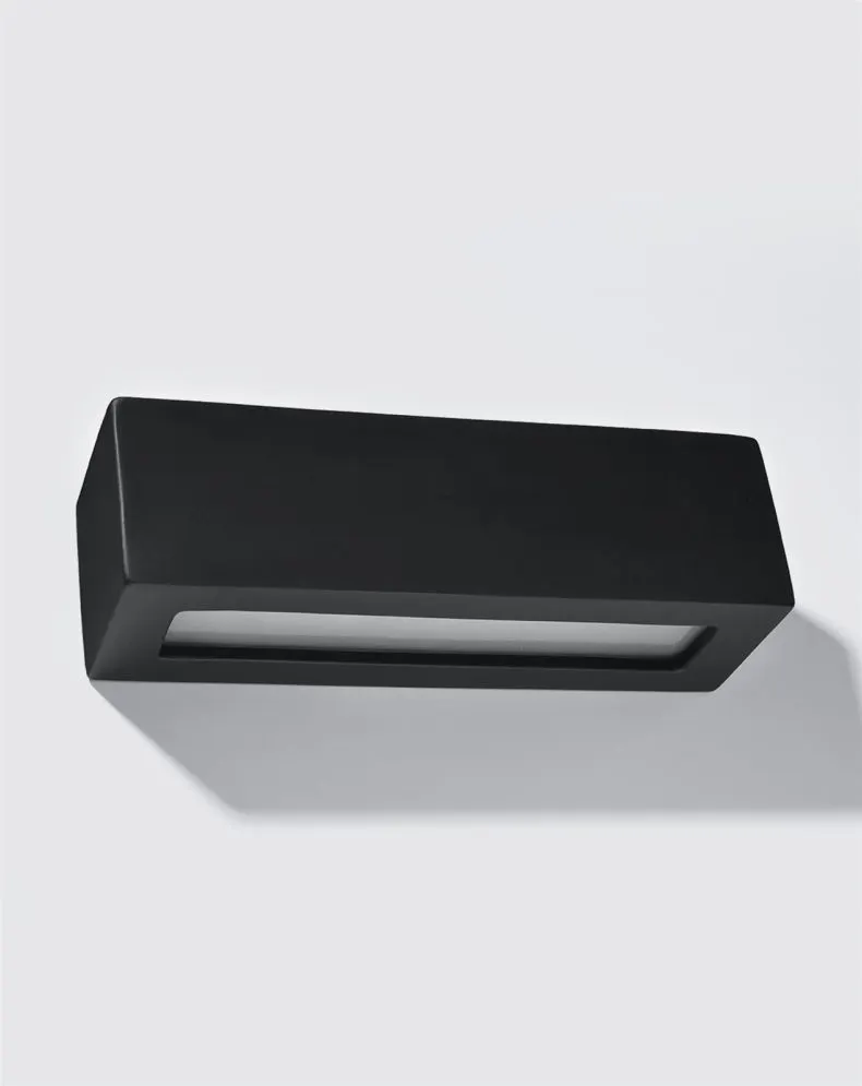 Kinkiet ceramiczny VEGA czarny | sklep MIRAT kolekcja vega