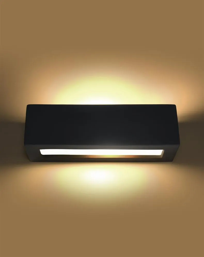 Kinkiet ceramiczny VEGA czarny | sklep MIRAT kolekcja vega