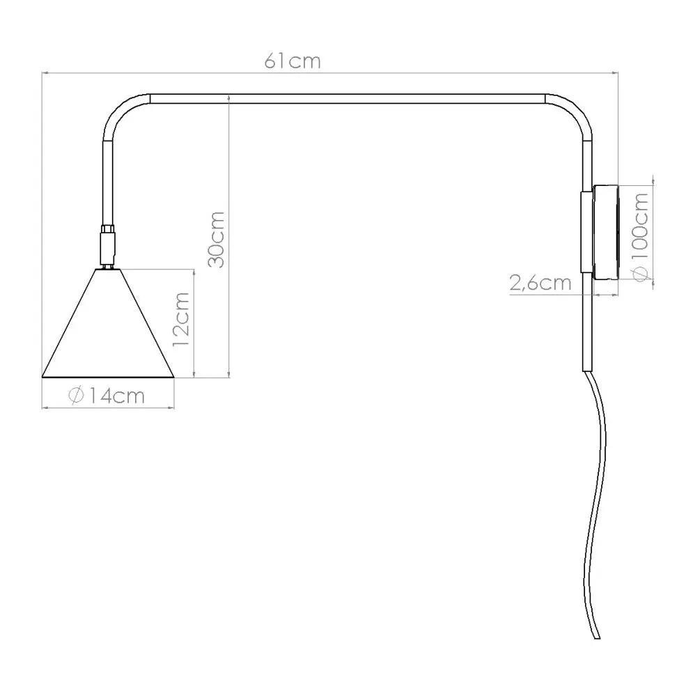 Kinkiet NOX biały | sklep MIRAT kolekcja nox