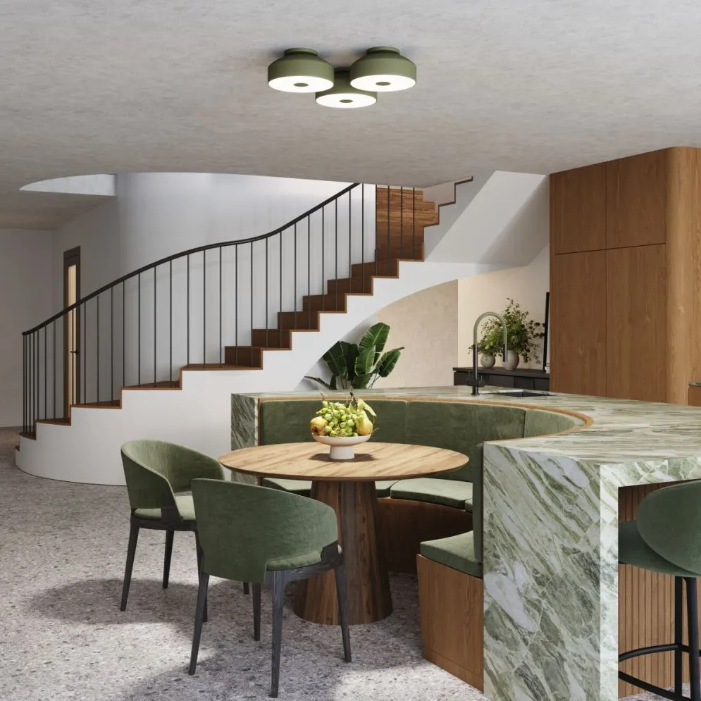 Plafon OMIQ zielony oliwkowy | sklep MIRAT  kolekcja omiq