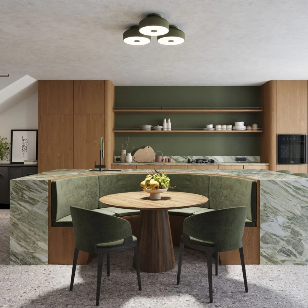 Plafon OMIQ zielony oliwkowy | sklep MIRAT  kolekcja omiq