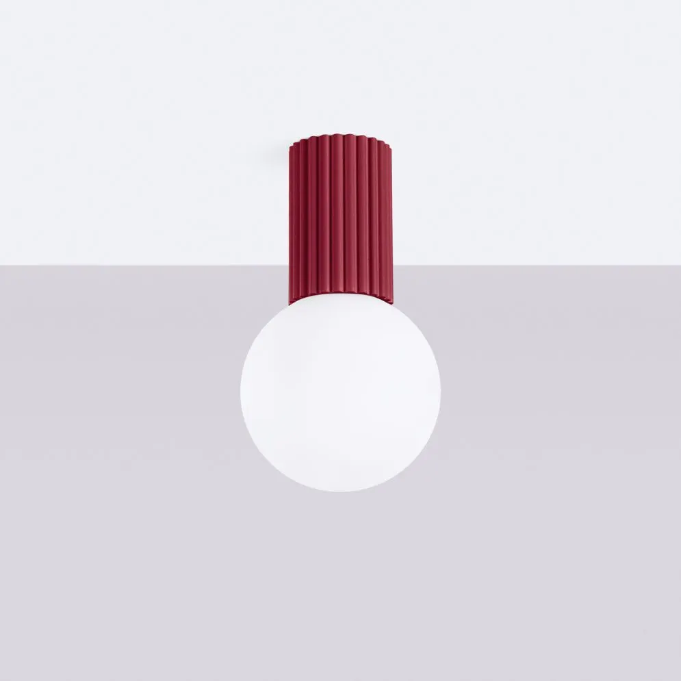 Plafon HALO burgund IP44 | sklep MIRAT  kolekcja halo