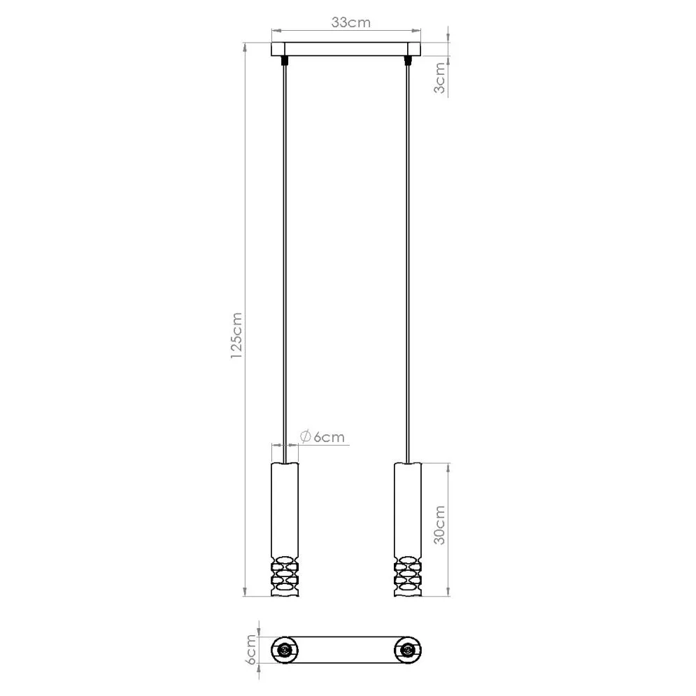 Lampa wisząca LIRO 2 biały | sklep MIRAT kolekcja liro