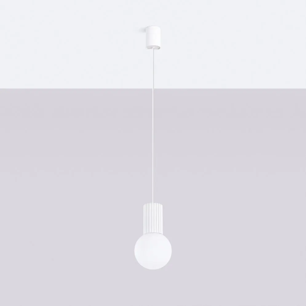 Lampa wisząca HALO 1 biała | sklep MIRAT  kolekcja halo