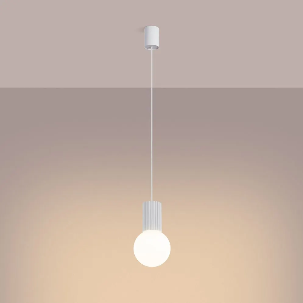 Lampa wisząca HALO 1 biała | sklep MIRAT  kolekcja halo