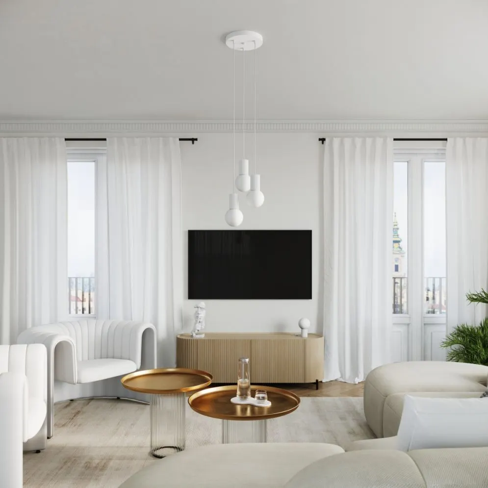 Lampa wisząca HALO 3P biała | sklep MIRAT  kolekcja halo