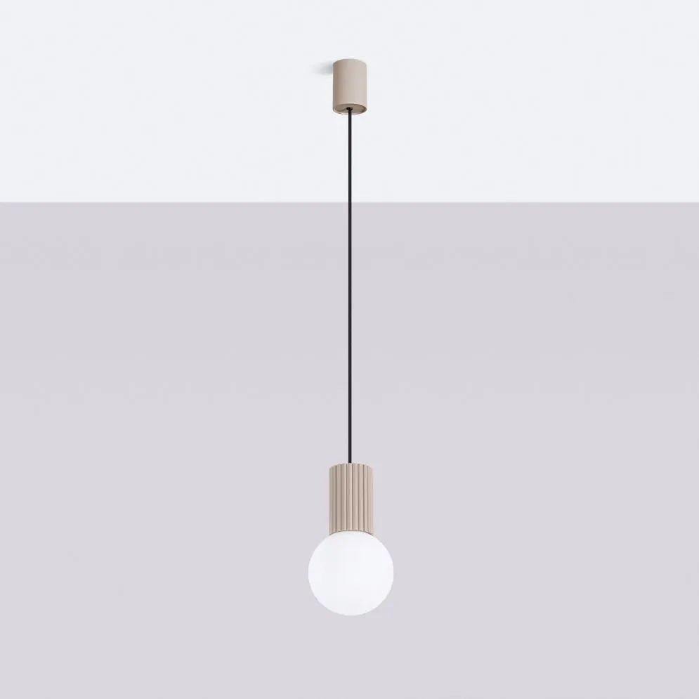 Lampa wisząca HALO 1 taupe | sklep MIRAT kolekcja halo