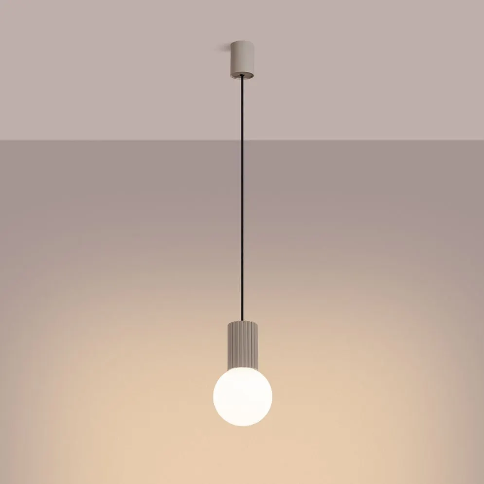 Lampa wisząca HALO 1 taupe | sklep MIRAT kolekcja halo