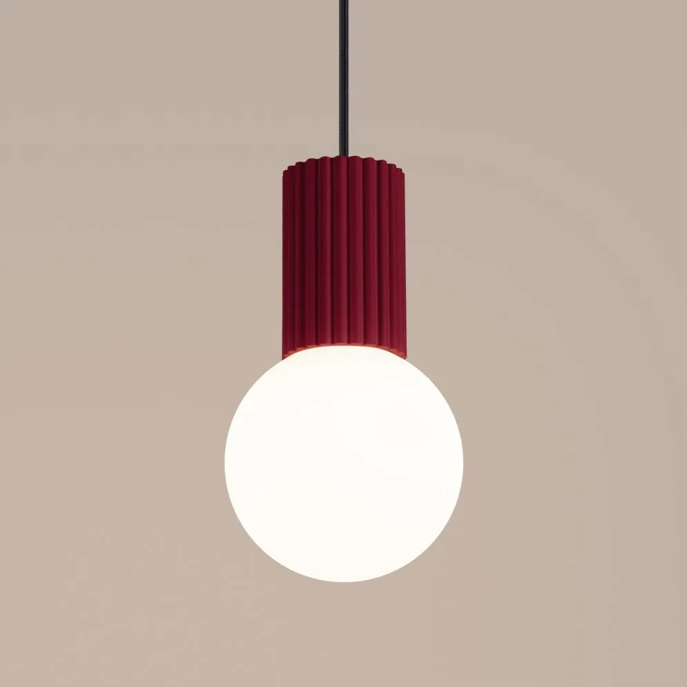 Lampa wisząca HALO 1 burgund | sklep MIRAT  kolekcja halo