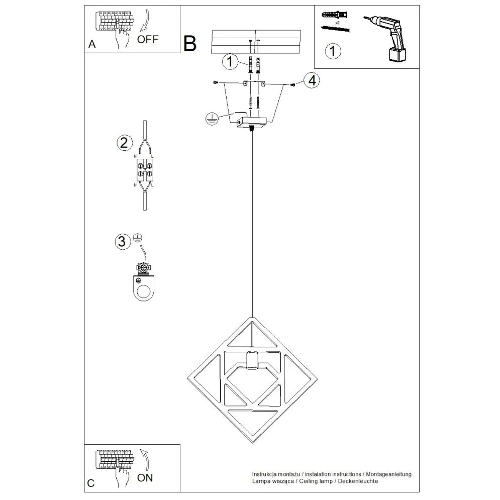 Lampa wisząca CARO | sklep MIRAT  kolekcja caro