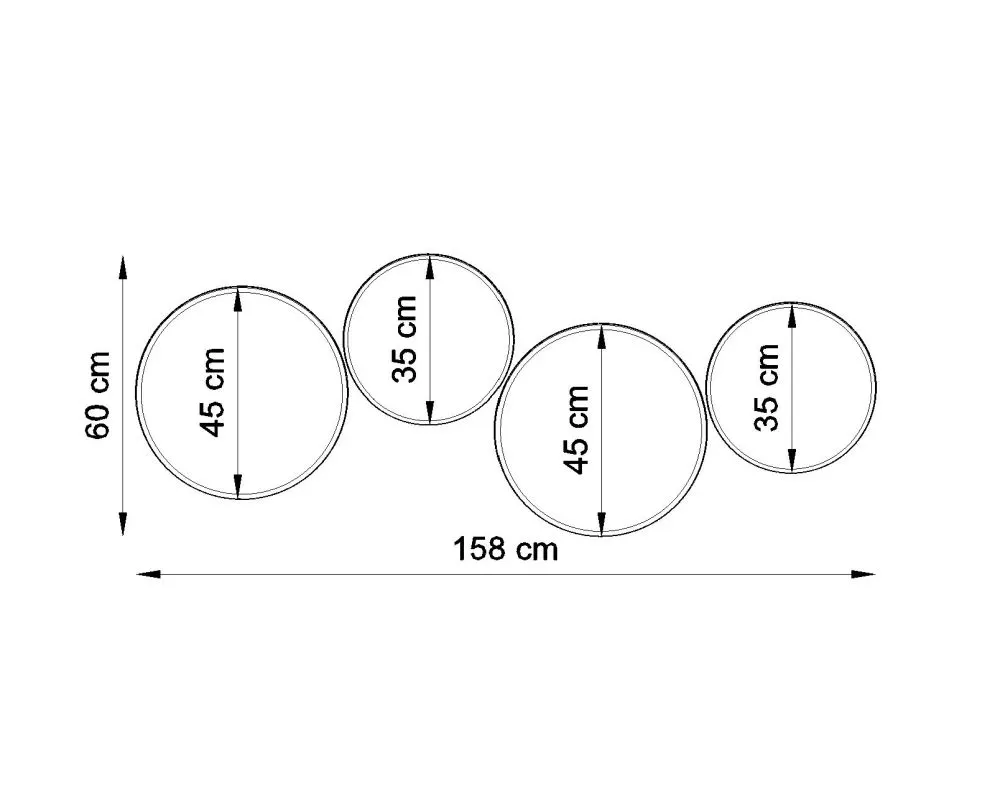 Plafon ARENA 25 biały | sklep MIRAT kolekcja arena