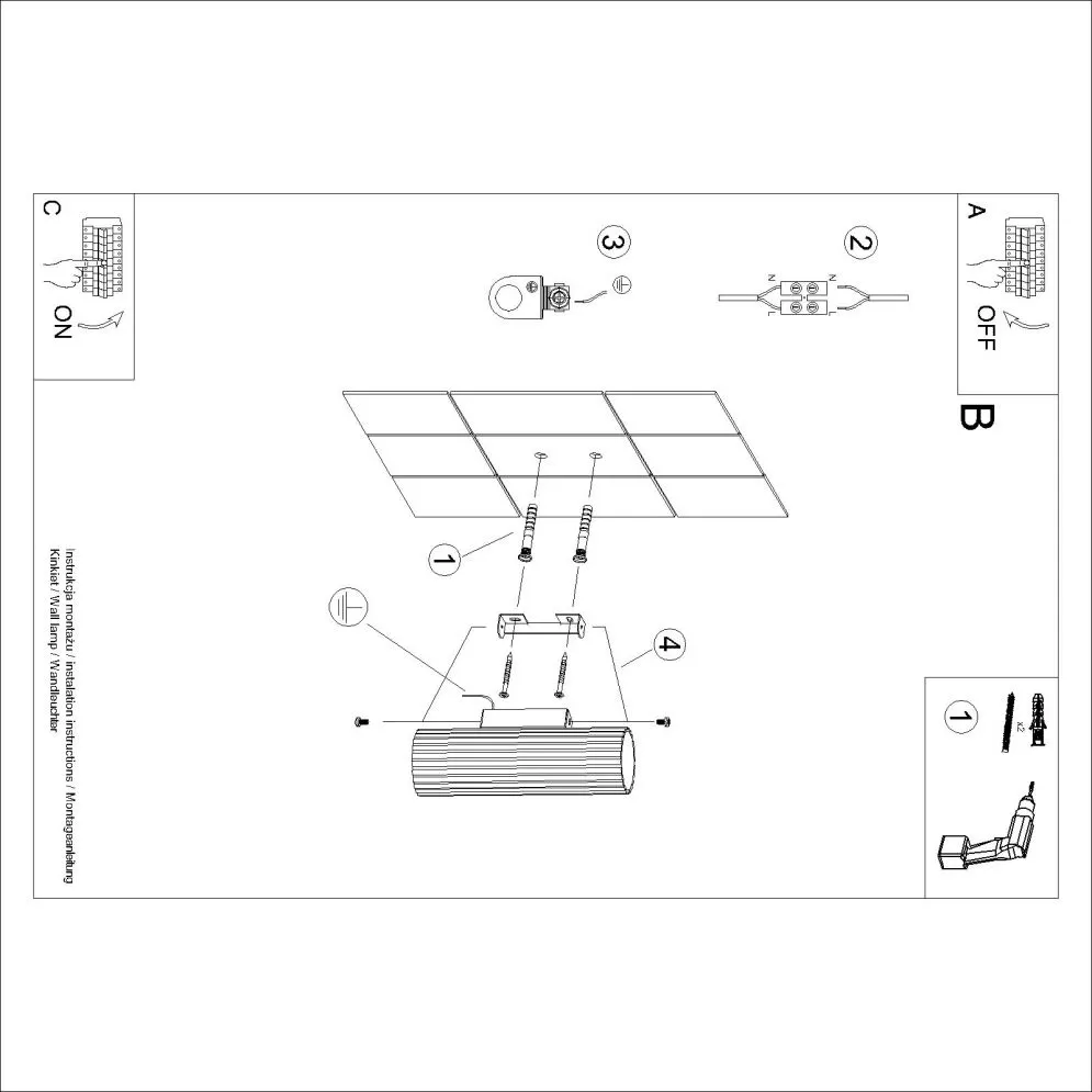 Kinkiet KARBON 20 taupe | sklep MIRAT  kolekcja karbon