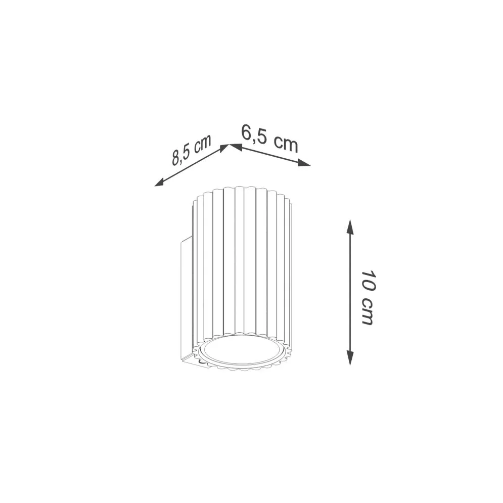 Kinkiet KARBON 10 taupe | sklep MIRAT kolekcja karbon