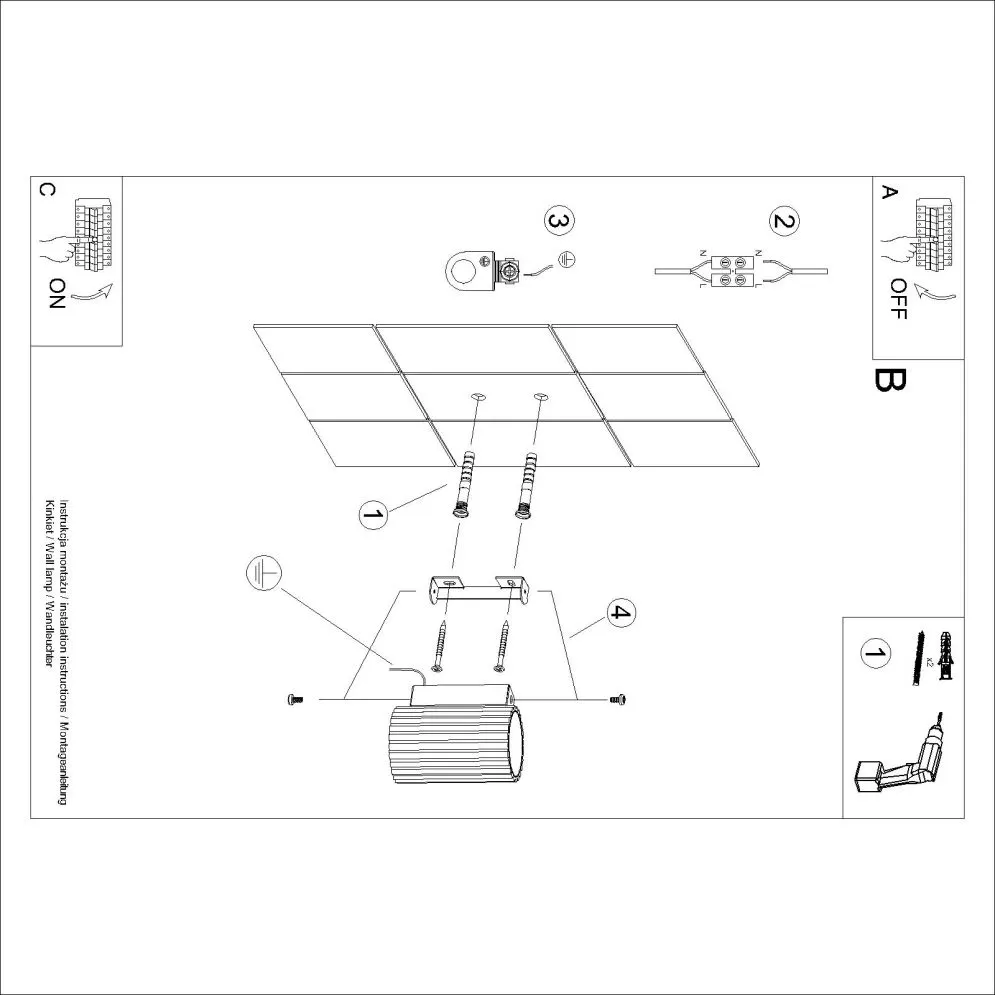 Kinkiet KARBON 10 taupe | sklep MIRAT kolekcja karbon