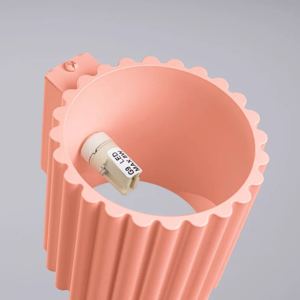 Kinkiet AURA brzoskwiniowy G9 | sklep MIRAT kolekcja aura