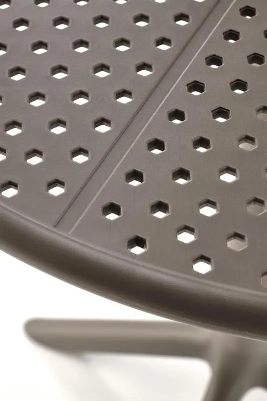 Stolik ogrodowy CALVO 60x60 khaki z tworzywa PVC do ogródka restauracyjnego I sklep meblowy MIRAT.