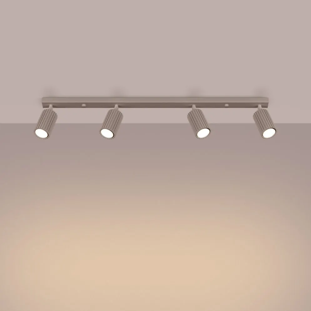 Plafon KARBON 4L taupe | sklep MIRAT  kolekcja karbon