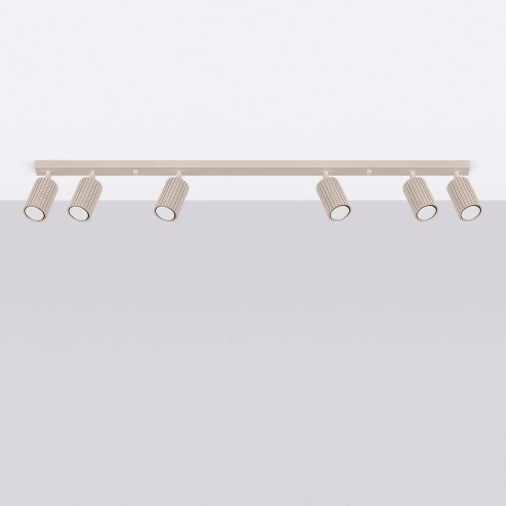 Plafon KARBON 6L taupe | sklep MIRAT kolekcja karbon