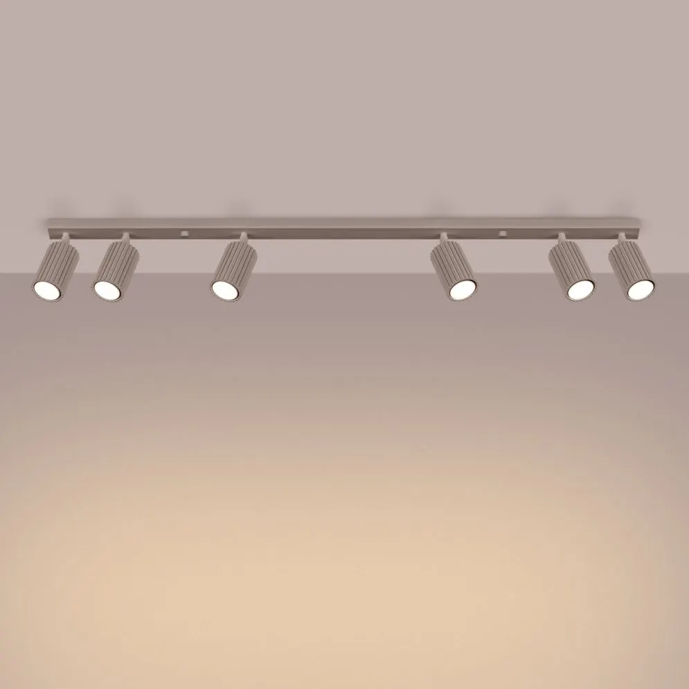 Plafon KARBON 6L taupe | sklep MIRAT kolekcja karbon